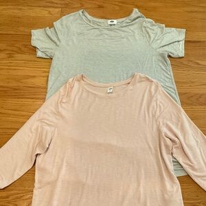 Two Old Navy Tunic Tops, XL